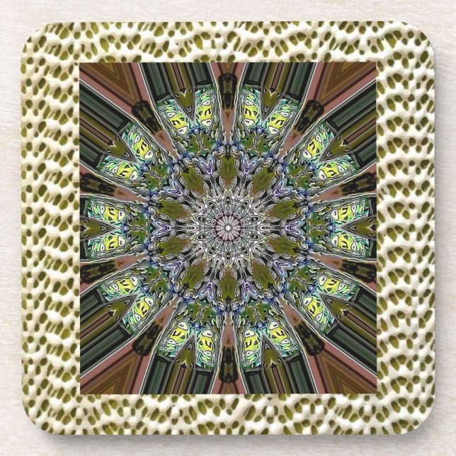 Porta copos boêmica - Design 2 (Frente)