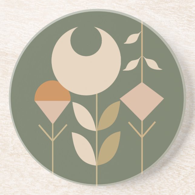 Porta-copos Boho Abstrato Lily (Frente)