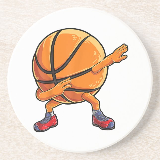 Porta-copos Bola de Basquete Brincadeira Homens Engraçados Mul (Frente)