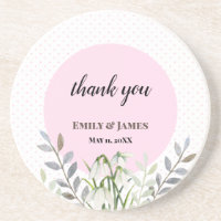 Bolinhas rosa de casamentos brancos e bonitos