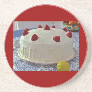 Porta-copos Bolo da morango