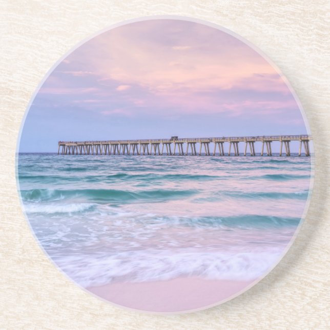 Porta-copos Bom dia Navarre Beach Pier (Frente)