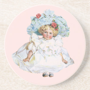 Porta-copos Boneca Vintage Vitoriana, Páscoa Vestida