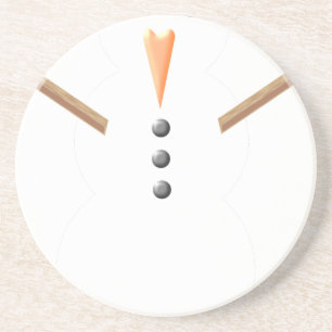 Porta-copos boneco de neve de natal