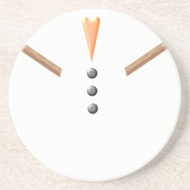 Porta-copos boneco de neve de natal (Frente)