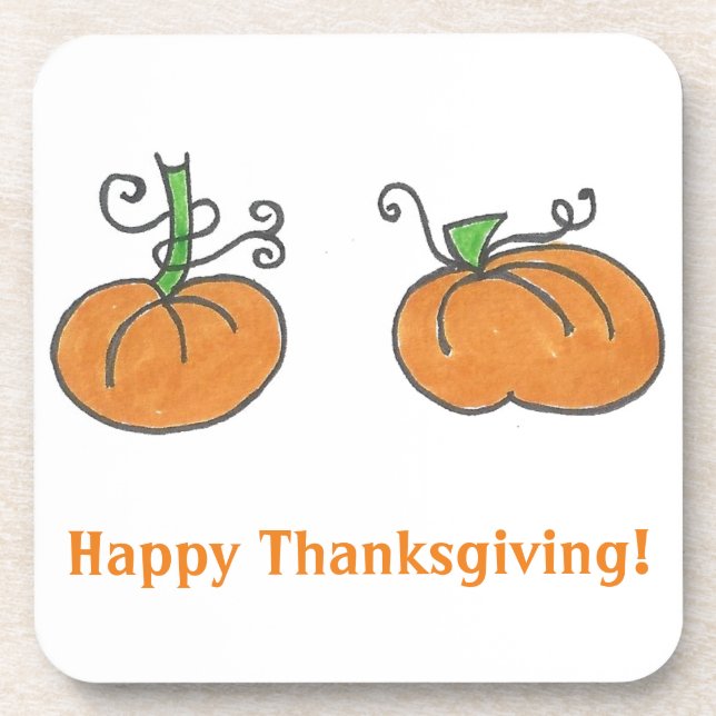 Porta copos bonito das abóboras (Frente)