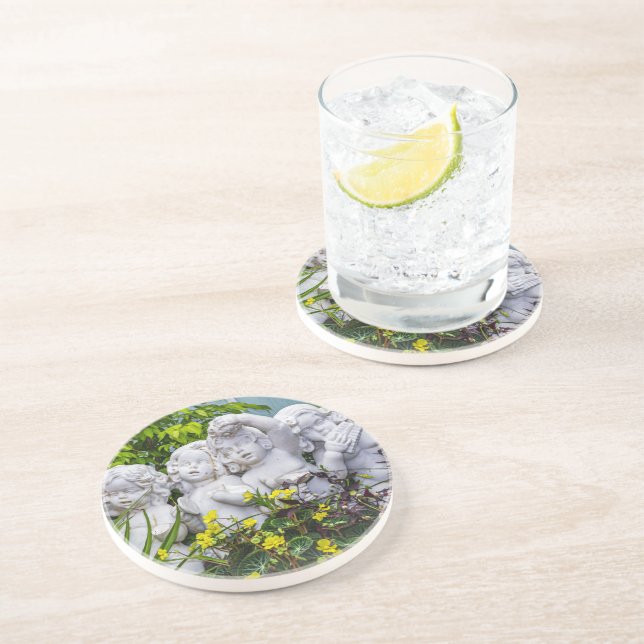 Porta-copos Bons anjos... (Lateral)