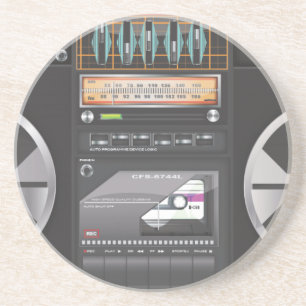 Porta-copos Boombox Ghetto Blaster