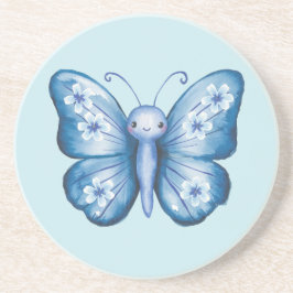 Porta-copos Borboleta Azul