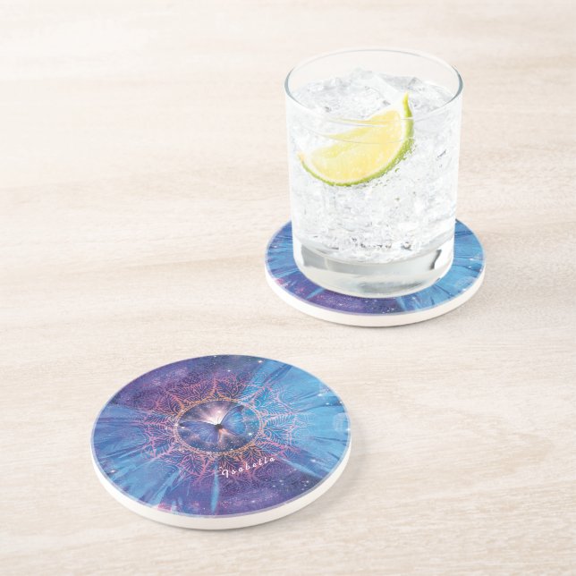 Porta-copos Borboleta Morpho / Galaxy Mandala (Lateral)