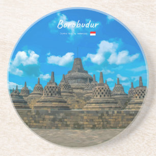 Porta-copos Borobudur, Indonésia - Antigo Templo Budista