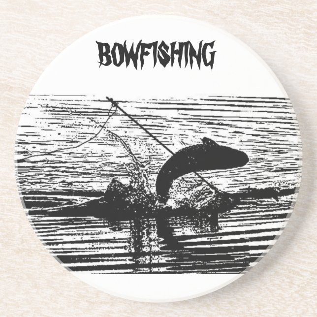 Porta-copos Bowfishing - portas copos coleccionáveis (Frente)