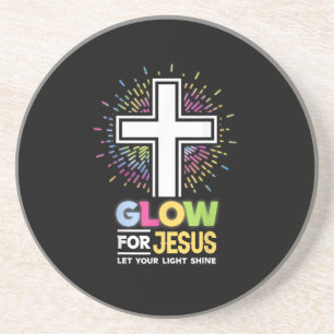 Porta-copos Brilhe para Jesus Camiseta Cruz Cristã Jesus Crist
