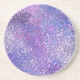 Porta-copos Brilho de Lantejoulas Rosa e Roxo