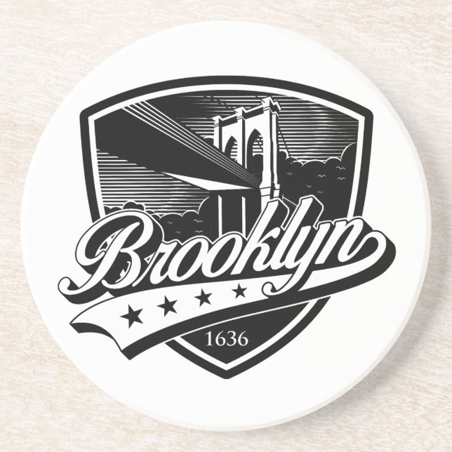 Porta-copos Brooklyn Shield com Design Swoosh (Frente)