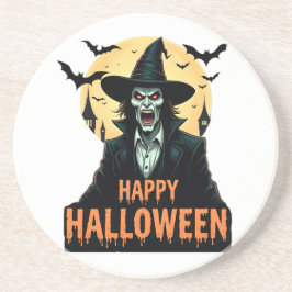 Porta-copos Bruxa do Horror das Halloween com Olhos Vermelhos