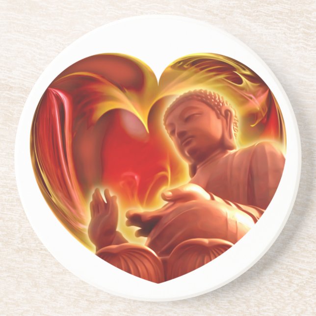 Porta-copos BUDHA Heart (Frente)