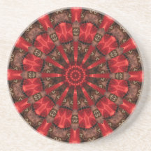 Bule de Arenito Decorativo Vermelho
