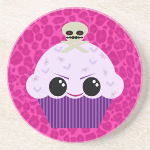 Porta-copos Bule de Xícara Assustador Kawaii com Estampa de Le