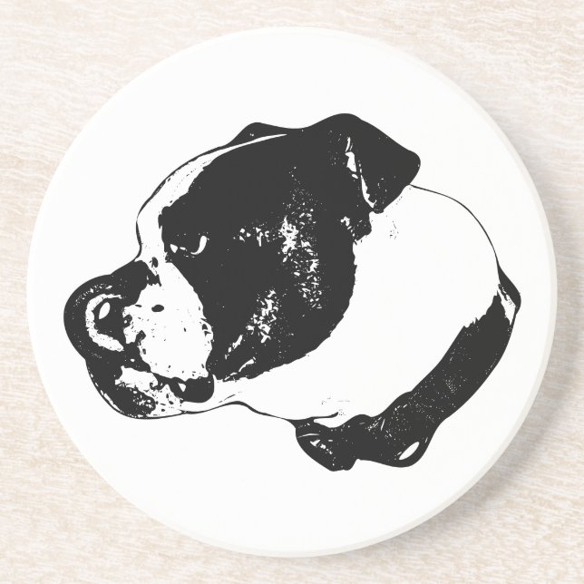 Porta-copos Bulldog Lick Stone Coaster (Frente)