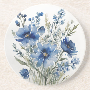 Porta-copos Buquê de Flores Elegante Aquarela