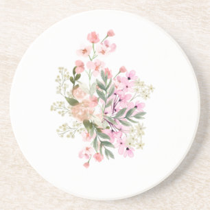Porta-copos Buquê Floral Rosa