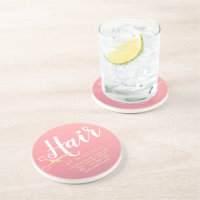 Cabeleireiro Salão de Maquiagem Tesoura Rosa Doura