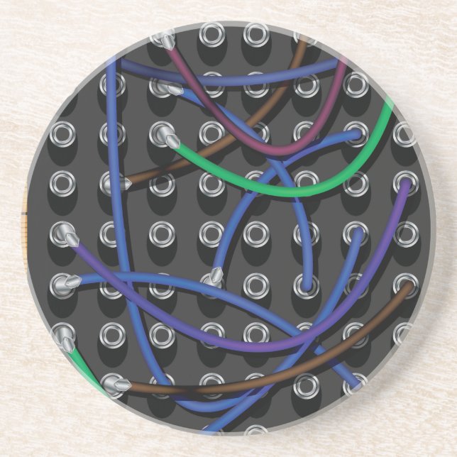 Porta-copos Cabos de troca telefônica (Frente)