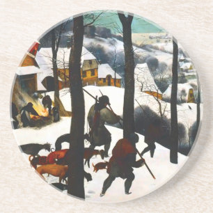 Porta-copos Caçadores na Paisagem da Neve Pieter Bruegel