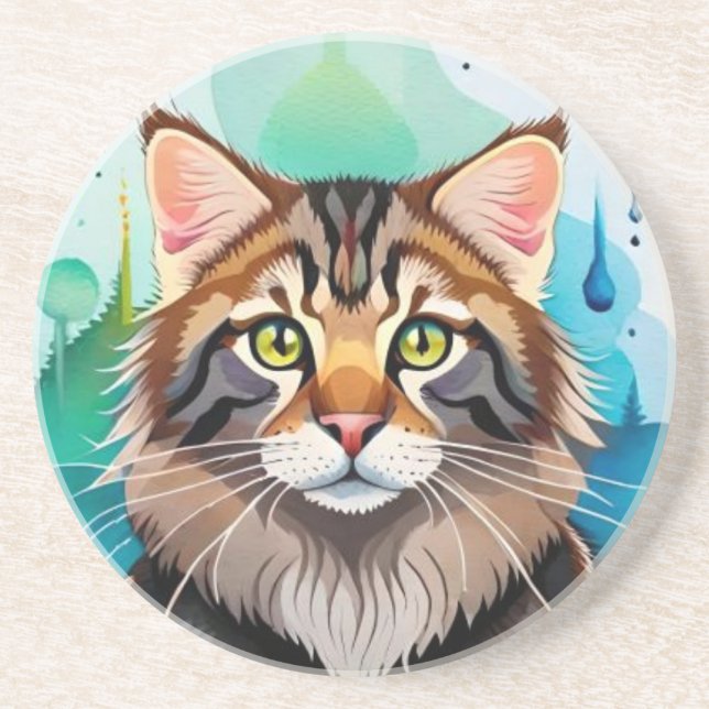 Porta-copos Cachorro bonito fecha a miniárea de transferência (Frente)