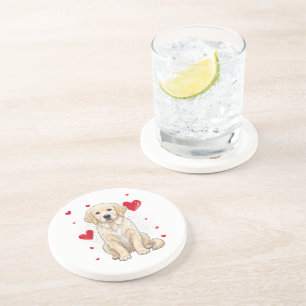 Porta-copos Cachorro Cute English Cream Golden Retriever