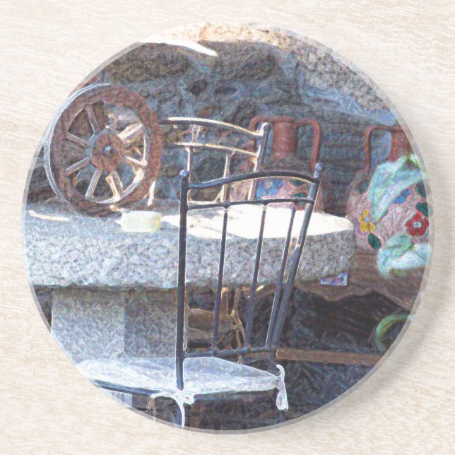 Porta-copos Cactus Espanhol Ainda Vida (Frente)