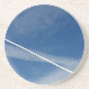 Porta-copos cadarço branco no céu