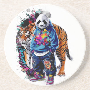 Porta-copos Caderno Gráfico Premium Artístico ADOM Panda & Tig