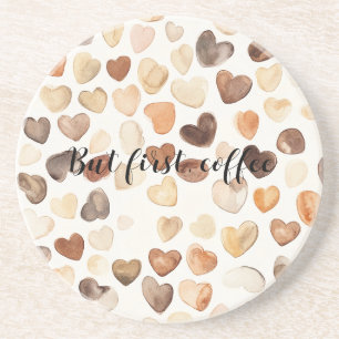 Porta-copos Café Bean Hearts Café Primeiro
