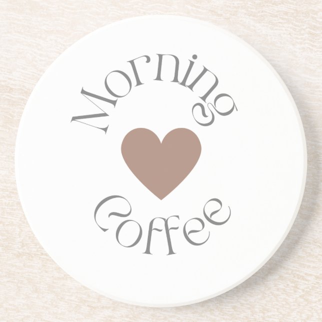 Porta-copos Café da Manhã, Presente para Amantes de Cafeína (Frente)