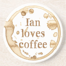 Café Personalizado Mantém Texto Grunge Divertido