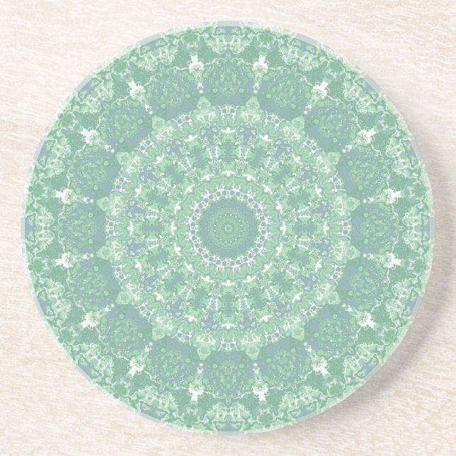 Porta-copos Calidoscópio Verde (Frente)
