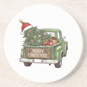 Porta-copos Caminhão de Natal Vintage Feliz Natal Homens Mulhe