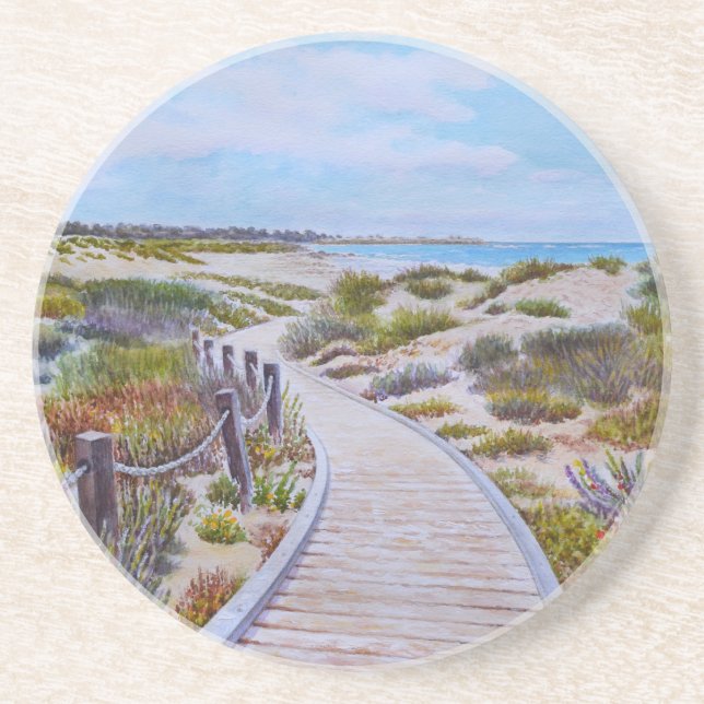 Porta-copos Caminho da Praia de Asilomar (Frente)