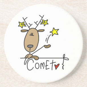 Porta-copos Camisas e Presentes de Natal do Rena Cometa