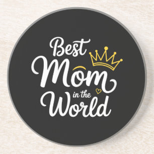 Porta-copos Camiseta Melhor Mãe do Mundo Mulheres Melhor Mãe d
