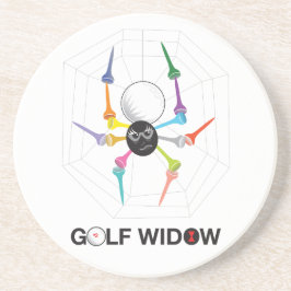 Porta-copos Camisetas de aranha de viúva preta de golfe