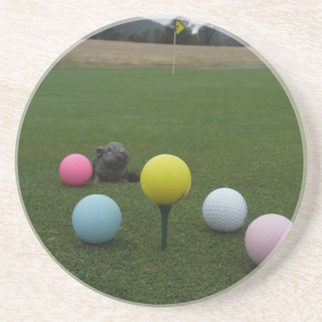 Porta-copos campo de golfe da montanha páscoa (Frente)