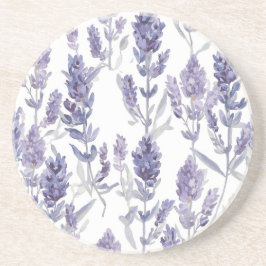 Porta-copos Campos de Lavanda | Padrão de Flor de Aquarela Rox