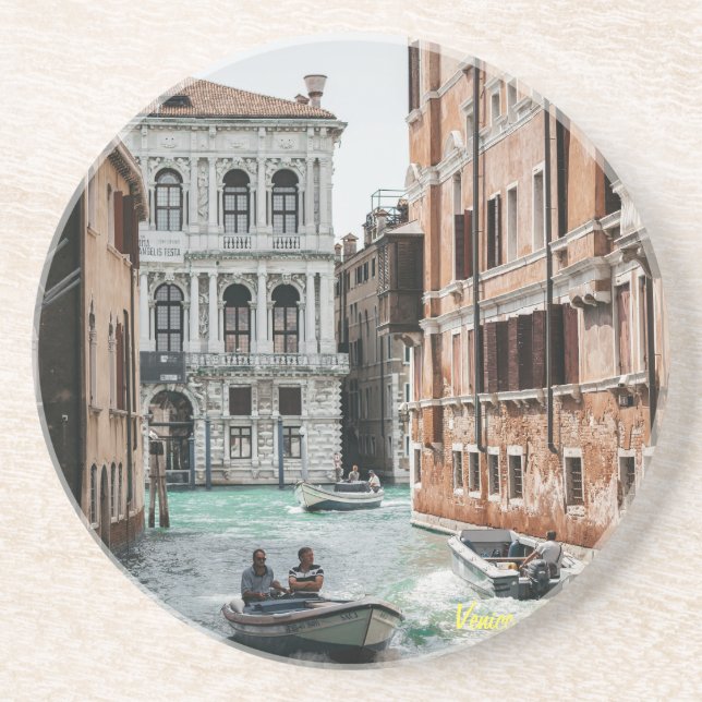 Porta-copos Canal de Venice Boat (Frente)