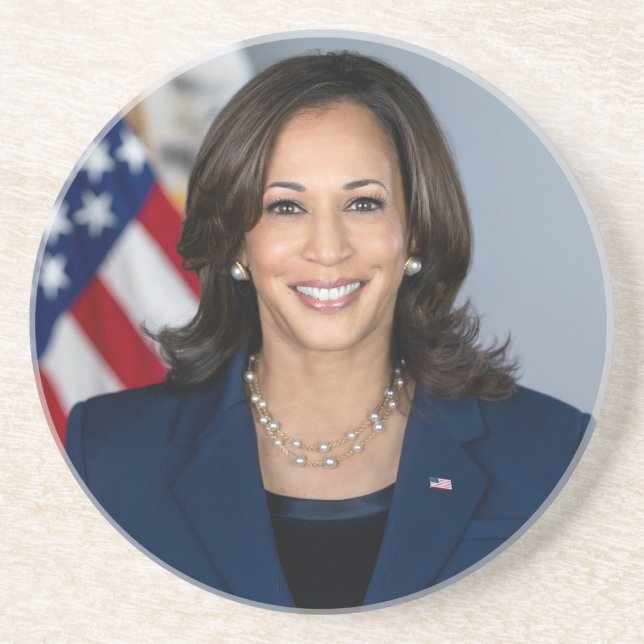 Porta-copos Candidato Kamala Harris EUA 2024 (Frente)