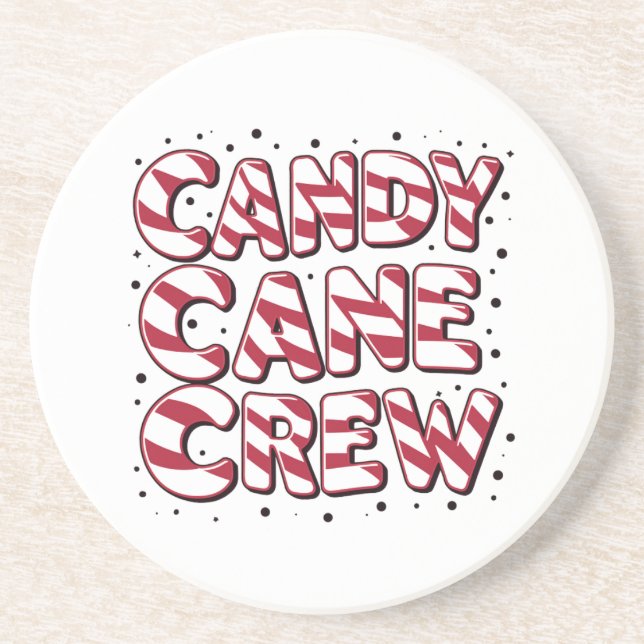 Porta-copos Candy Cane Crew Voou Natal Natal Pajama (Frente)