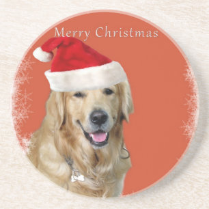 Porta-copos Cão de Natal