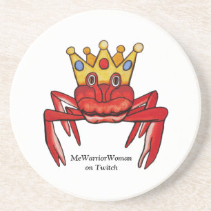 Porta-copos Caranguejo Royalty, MmeWarriorWoman no Twitch